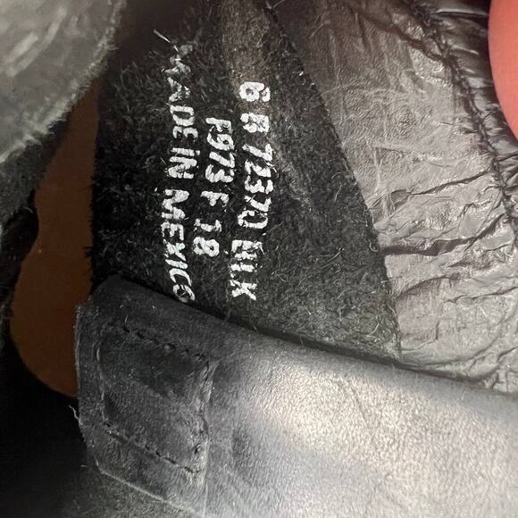 Frye Women's Wyatt Harness Boot Black Leather Bootie Size 6B - Picture 11 of 14